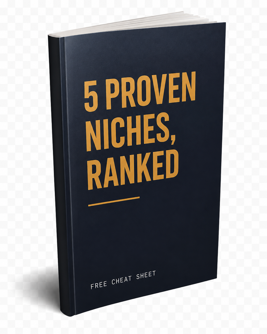 5 Proven Niches, Ranked — free cheat sheet ebook cover